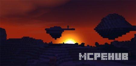 Красивый закат с уходящим за холмы солнцем