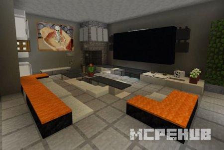 Очень крутое оформление зала в супер-защищённом особняке