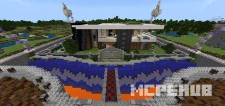 Супер-защищённый особняк, ограждённый от мира заборами, а также пропастью в лаву