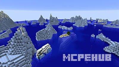 Айсберг в Майнкрафт Покет Эдишн