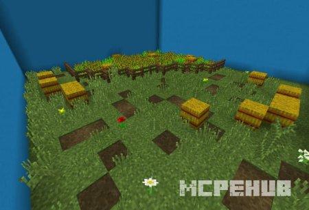 Уровень для поиска кнопки со складами сена