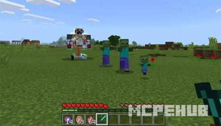 Босс-машина призвал зомби для сражения с игроком