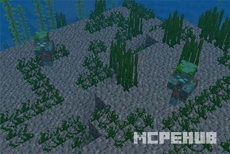 Утопленник в майнкрафт покет эдишн