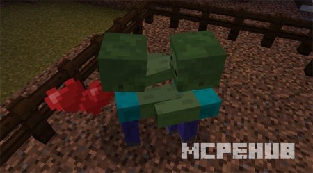 Зомби с сердечками, которых накормили гнилой плотью