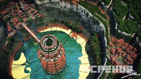 башня с естественным бассейном