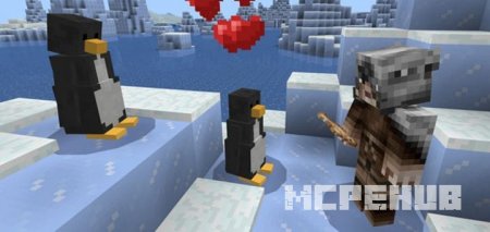 Мод: Пингвины в Minecraft PE