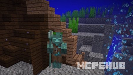 утопленник в игре Minecraft