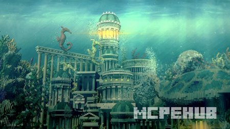 затонувший город Атлантида