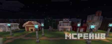 Большая деревня магов на РПГ карте