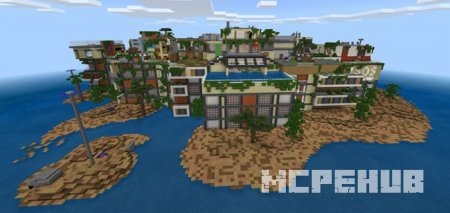 Карта: Поиски маяка для Minecraft PE