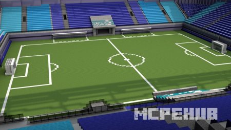 вид поля с трибун