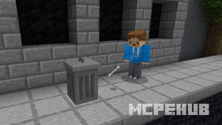 Мод: Корзина для мусора для Minecraft PE