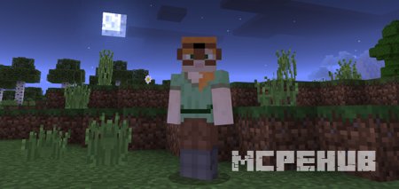 Мод: Очки ночного видения для Minecraft PE