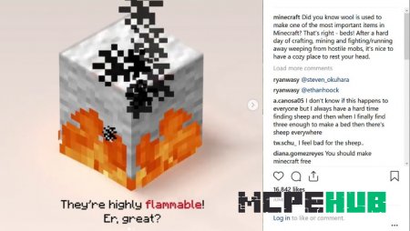 инстаграм игры Minecraft