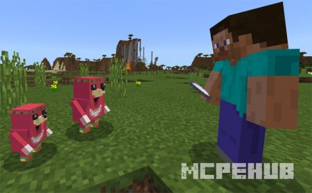 Мод: Наклз для Minecraft PE