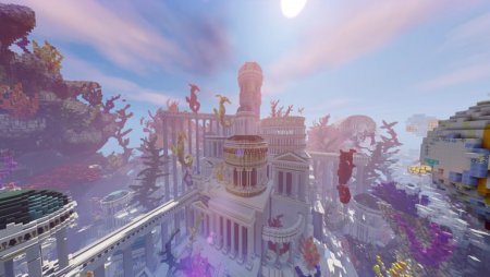 Красивый город в Minecraft