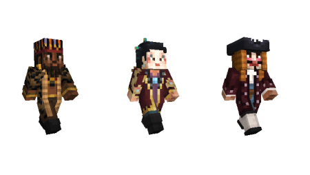 скины персонажей Пиратов Карибского Моря