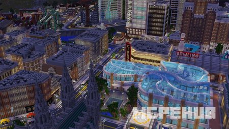 город с множеством мини-игр