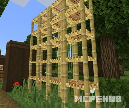 Строительные леса из бамбука