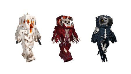 новые скины в игре Minecraft