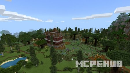 Карта: Потрясающие леса для Minecraft