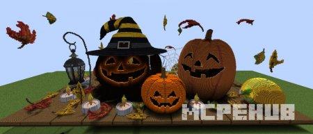 Светильник Джека в Minecraft Bedrock