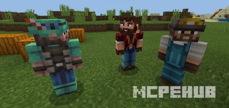 Мод: Мобы-Помощники для Minecraft