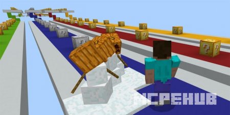 Три снеговика появилось с лакиблока на одной из трасс