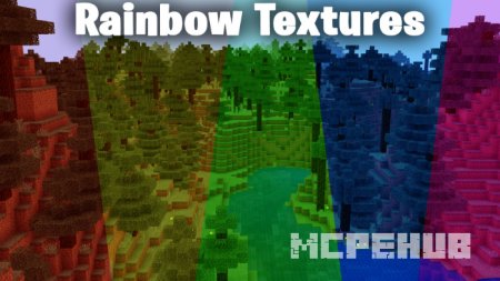 Текстуры: Радужная округа для Minecraft