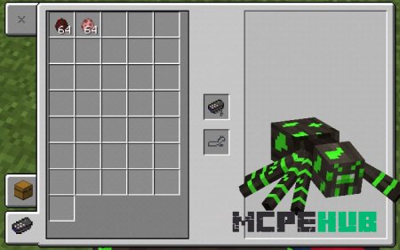 Оседлание паука с помощью специального предмета