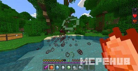 Игрок с камнем огня использует заклинание