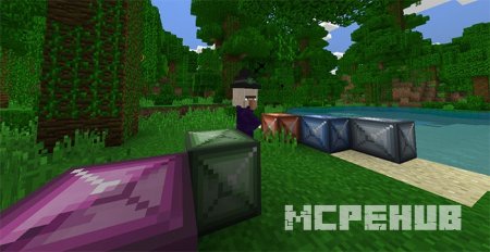 Представление новых блоков огня, воды, земли, воздуха и магического блока