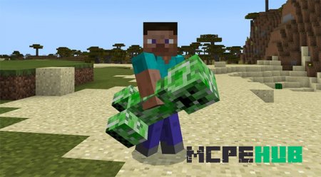 Мод: Взрывающийся крипер для Minecraft