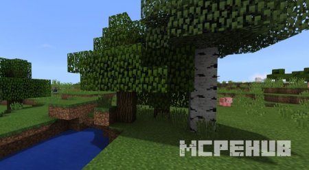 Реалистичные тени, падающие от деревьев