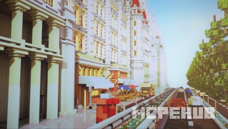 постройки в европейском стиле в Minecraft