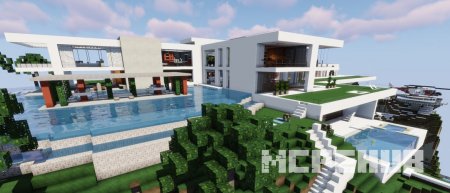 Современные особняки в Minecraft