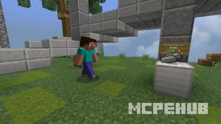 Игрок идёт к генератору для сбора минералов