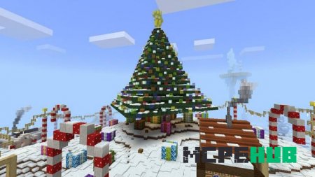 Карта: Зимние сражения для Minecraft PE