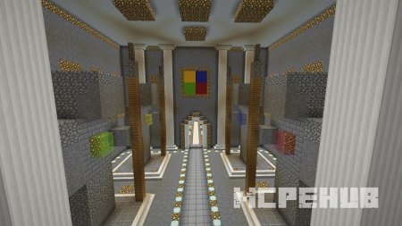 замок в Minecraft