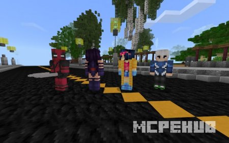 Дэдпул, Магнето, Джина Грей и Ртуть в игре