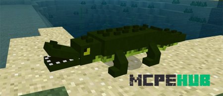 Жуткий крокодил с огромной пастью