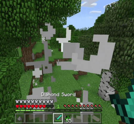 Мод: Меньший урон от крипера