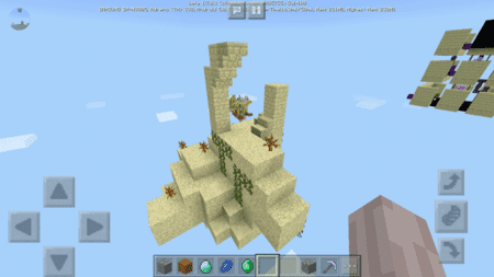 Карта: Небесные блоки (Найти предметы)