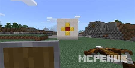 Щит и арбалет в руках