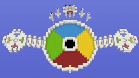 цветное вращение в Minecraft