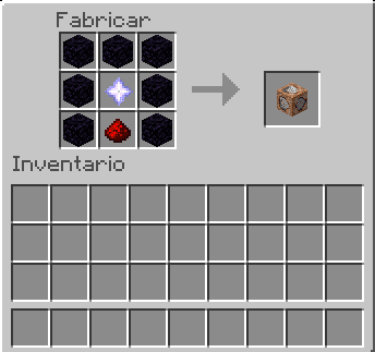 Рецепт крафта командного блока