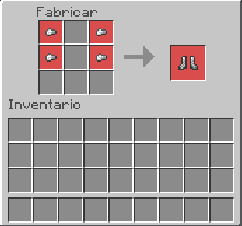 Рецепт крафта кольчужных сапогов