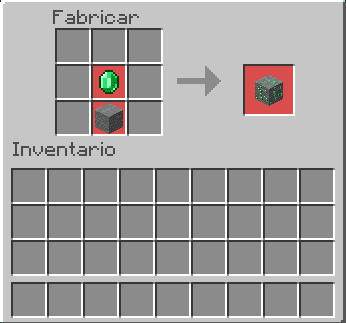 Рецепт крафта изумрудной руды