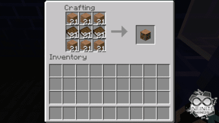 Рецепт крафта коричневой деревянной полки