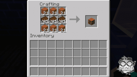 Рецепт крафта коричневой деревянной полки